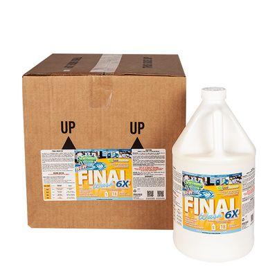 Final Wash 6X  1 Case (4 Gallons)