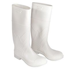 White PVC Work Boot, Size: 9