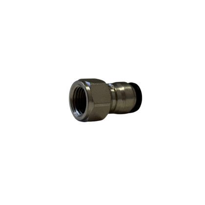 8mm Tube x 1/4&quot; Female BSPP Nickel Plated