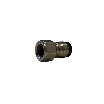 8mm Tube x 1/4&quot; Female BSPP Nickel Plated