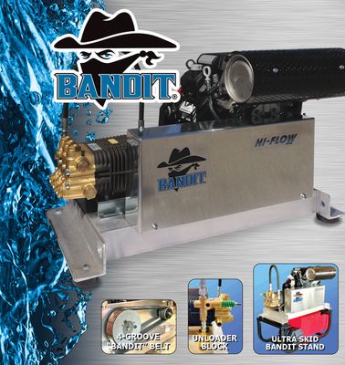 Bandit ULTRA Belt Drive Skid Pressure Washers B-K1035KC