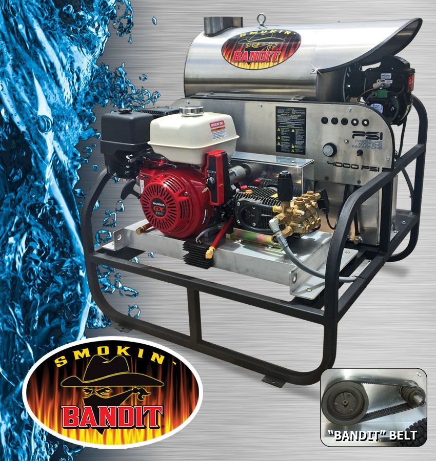 Smokin&#39; Bandit Hot Water Pressure Washers B-SH4040HC