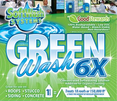 Green Wash 6X 55G Drum