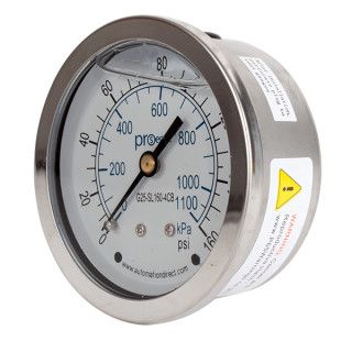 Liquid Filled Gauge - Pressure Gauge (160 PSI)