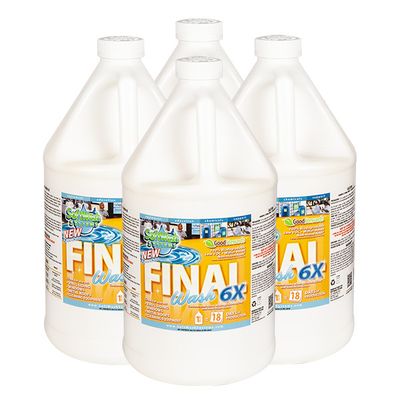 Final Wash 6X  1 Case (4 Gallons)