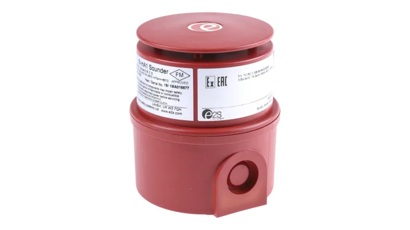 Avertisseur sonore Atex Zone 2 3GD T6 , 12- 24 V c.a. IP65