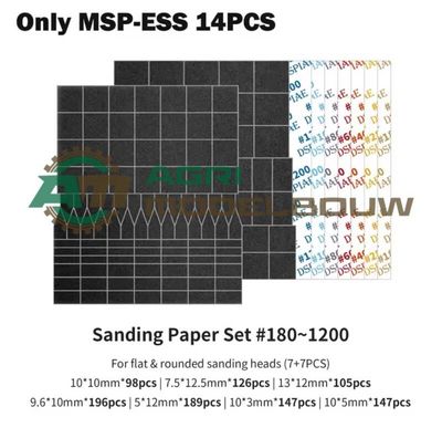 DSPIAE MSP-ESS Schuurpads t.b.v. DSPIAE ES-A Mini accu schuurmachine
