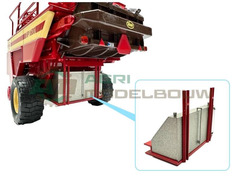 Zuurtank met frame kant en klaar t.b.v. Vicon HP 1600