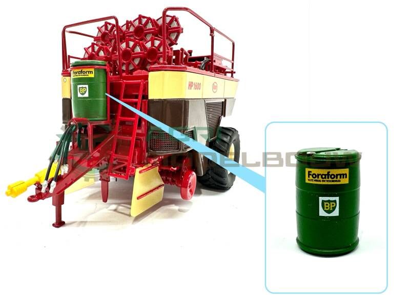 Zuurvat groen voorzien van Foraform &amp; BP decals
