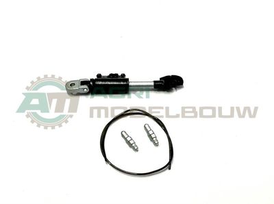 Hydraulische topstang 22-28mm zwart