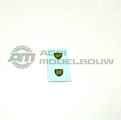 2x BP decal 5x5mm waterslide decals