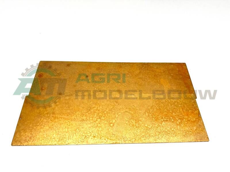 2x XXL Stalen rijplaten 37,5x10,7cm roestig