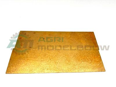 2x XXL Stalen rijplaten 37,5x10,7cm roestig
