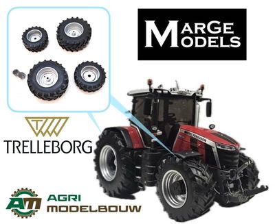 Trelleborg bandenset MarGe Models 900/60 R42 + 650/60 R34
