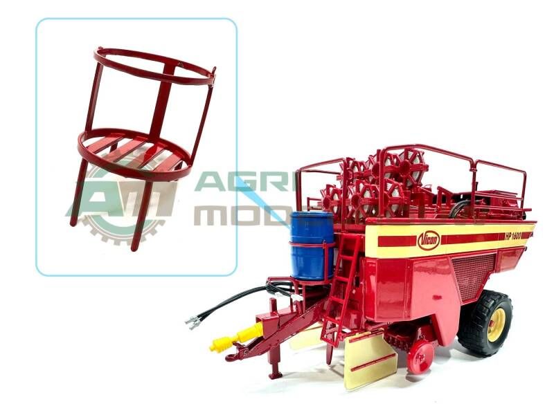 Laag frame t.b.v. zuurvat Vicon rood