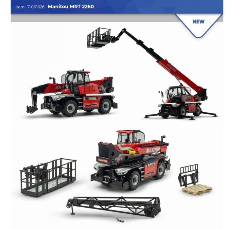 Manitou MRT 2260 roterende telescoop verreiker ROS
