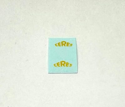 2x Ceres oud logo 8x3mm waterslide decals