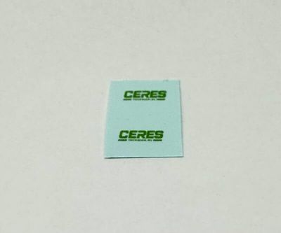 2x Ceres nieuw logo 8,5x2,5mm waterslide decals