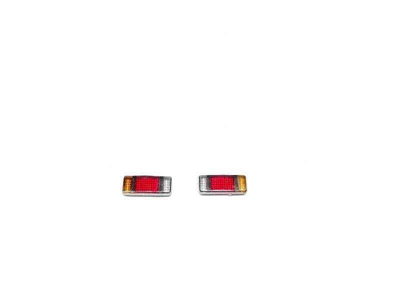 2x Achterlampen 3 kleurig