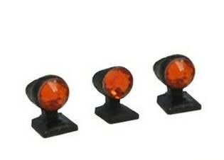 3x Toplampjes &#39;&#39;Nieuw type&#39;&#39; Oranje