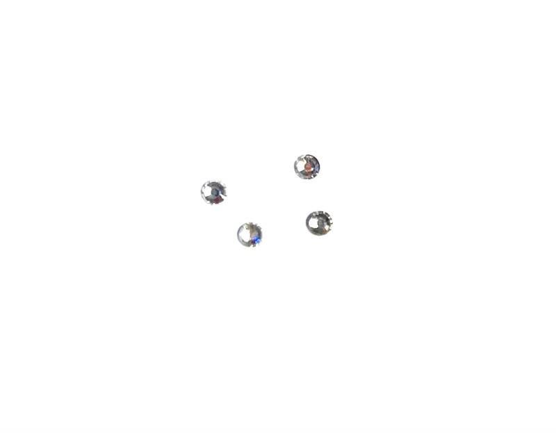 4x Glimmers rond Ø 2mm helder