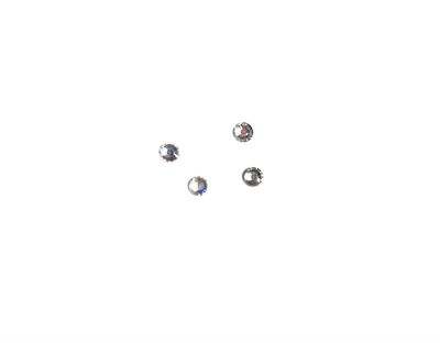 4x Glimmers rond Ø 2mm helder