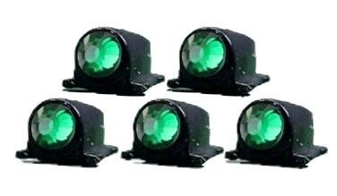 5x Toplampjes Groen