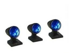 3x Toplampjes &#39;&#39;Nieuw type&#39;&#39; Blauw