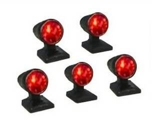5x Toplampjes &#39;&#39;Nieuw type&#39;&#39; Rood