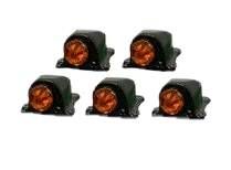 5x Toplampjes Oranje
