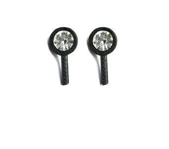 2x Werklampen rond staand