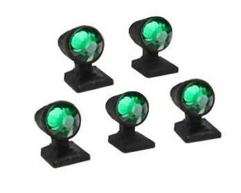 5x Toplampjes “Nieuw type” Groen