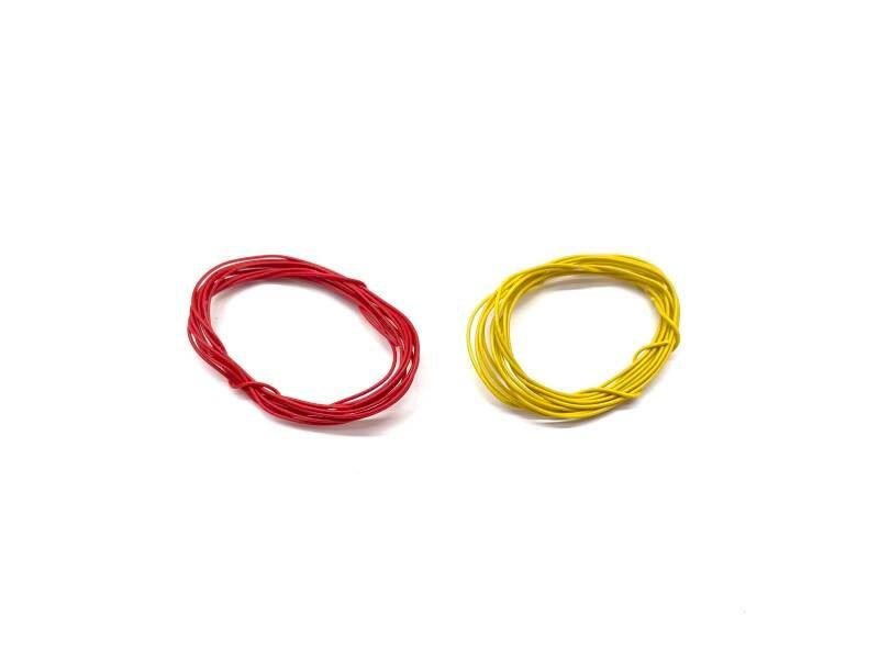 Set luchtslangen rood/geel Ø 0,5mm x 2meter