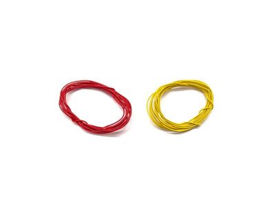 Set luchtslangen rood/geel Ø 0,5mm x 2meter