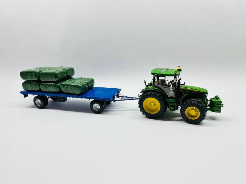 10x Vierkante foliebalen donker groen
