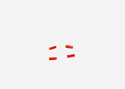4x Glimmers 1x3mm rood