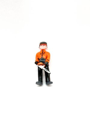 Stihl poppetje met kettingzaag