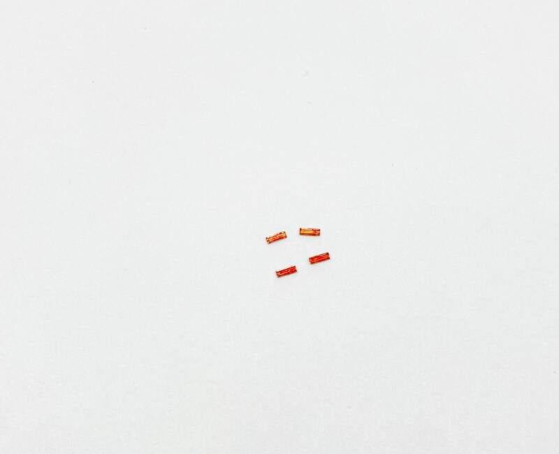 4x Glimmers 1x3mm oranje