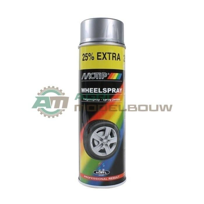 Motip Wheelspray Zilvergrijs