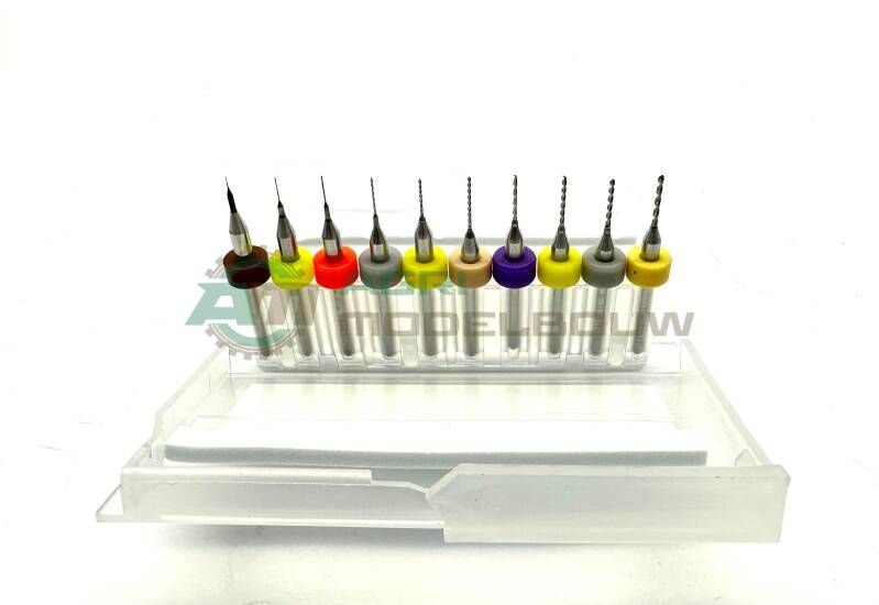 10 Delig borenset 0.1-1.0 mm