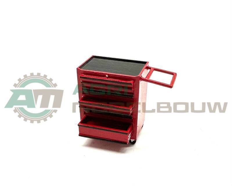 Gereedschapswagen rood
