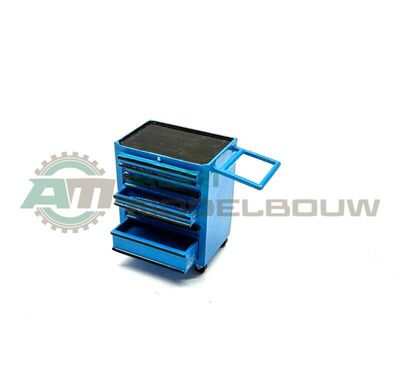 Gereedschapswagen blauw