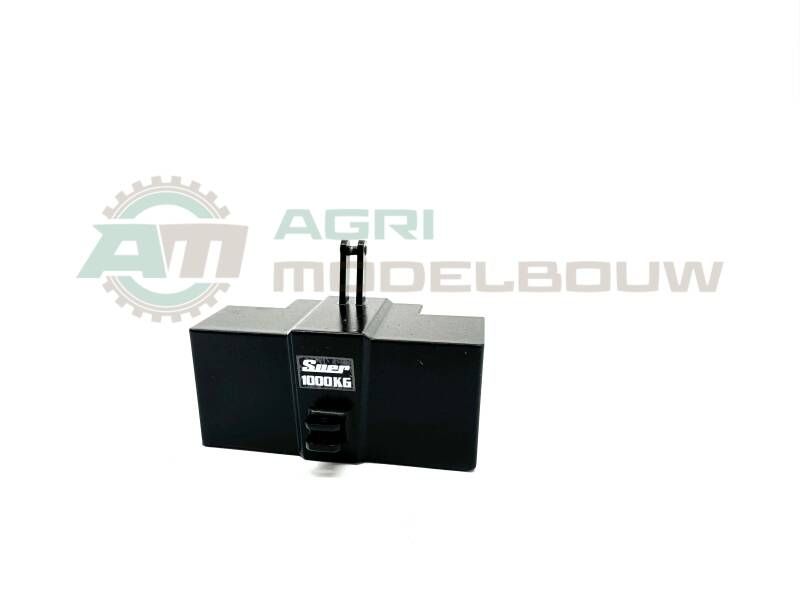 Suer 1000kg gewicht zwart