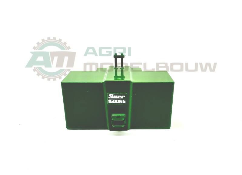 Suer 1600kg gewicht John Deere groen