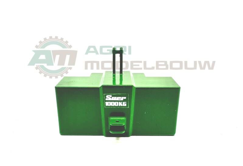 Suer 1000kg gewicht John Deere groen