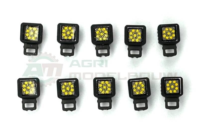 10x LED Werklampen groot op steun