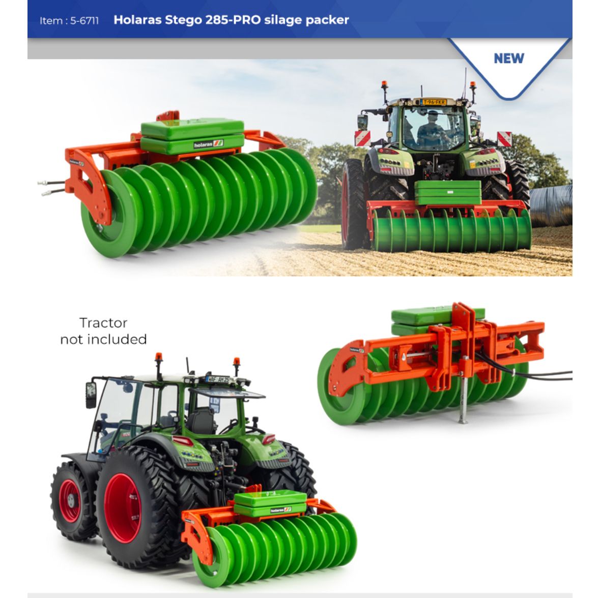 Holaras Stego 285-PRO silage packer UH