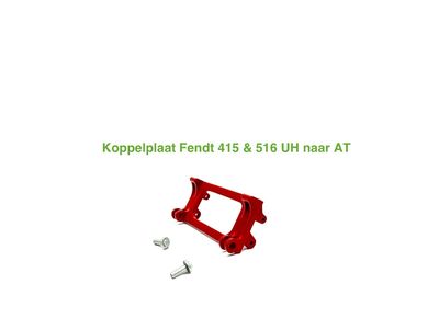 Koppelplaat Fendt 415 &amp; 516 UH naar AT