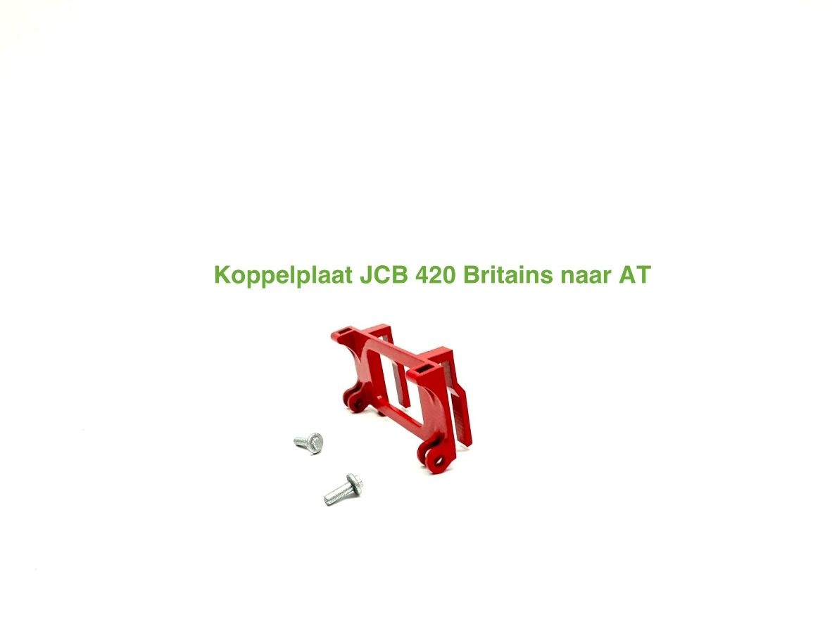 Koppelplaat JCB 420 Britains naar AT
