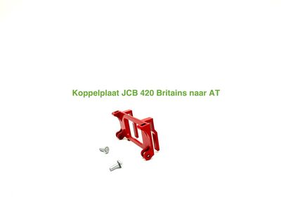 Koppelplaat JCB 420 Britains naar AT
